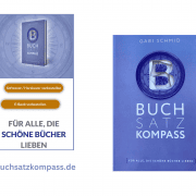 Landingpage für das Buch BUCHSATZ-KOMPASS. Ein Buch für alle, die mit der Buchherstellung zu tun haben.